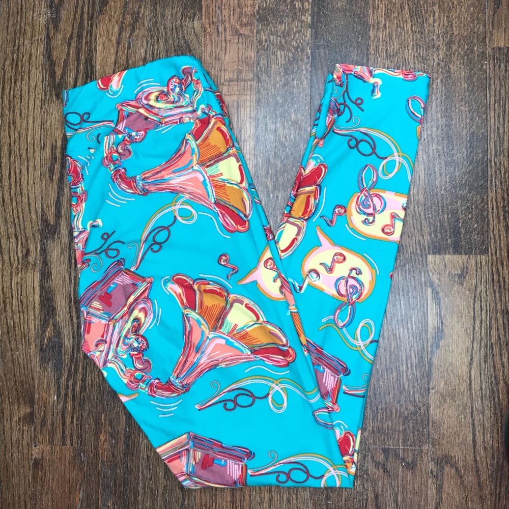 Cute unicorn music box lularoe leggings